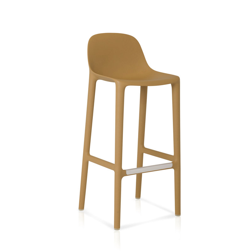 Broom Stool, White, Bar Stool (30" Seat Height)