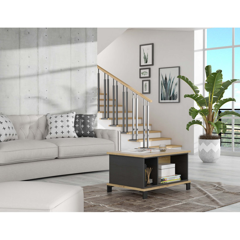Charleen Four Leg Coffee Table with Storage