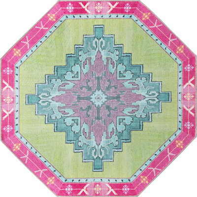 Tapis traditionnel bleu oppi