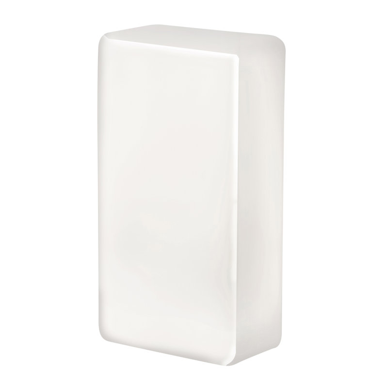 Plafonnier encastré d'extérieur blanc H 10,25 po Decastro, Incandescent