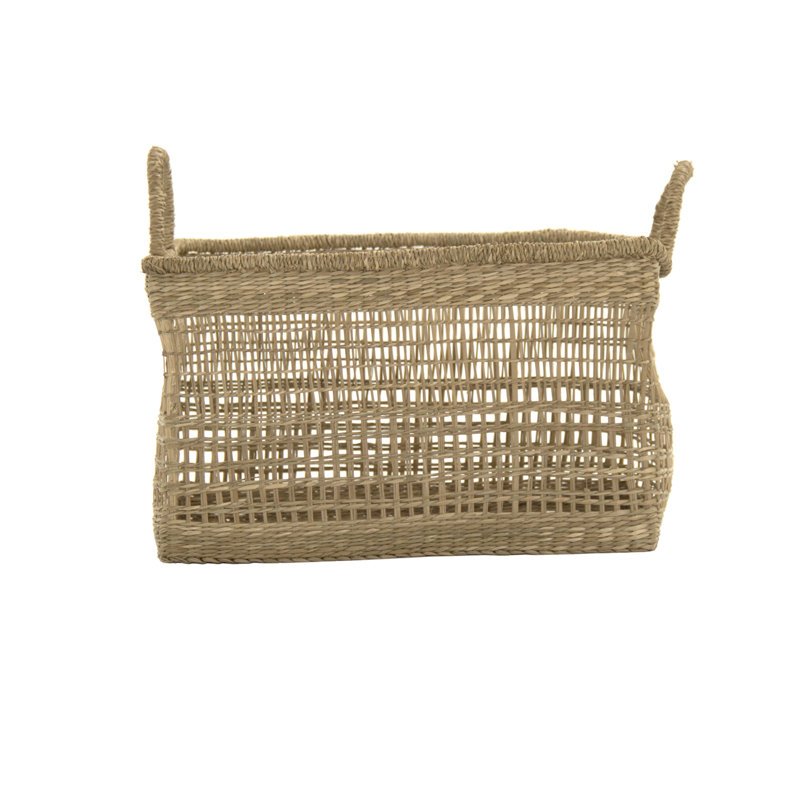 Decorative Basket, 11" H x 19" W x 14" D