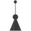 Thomas O'Brien, "Academy 17.5" Anchored Mack Barn Light in Matte Black with 12.5" Green Conical Savannah Shade-714408490-714408489