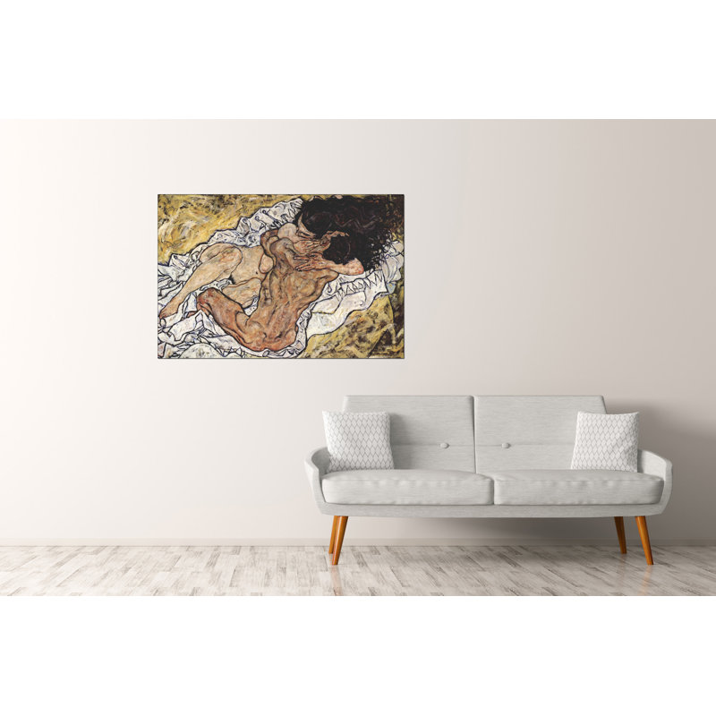 Egon Schiele - Wrapped Canvas Painting, 90cm H x 135cm W x 1.8cm D
