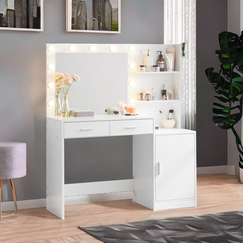 Coiffeuse Rodrekus, Blanc