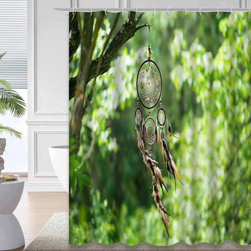 Rideau de douche Dreamcatcher, L 72 po x l 78 po
