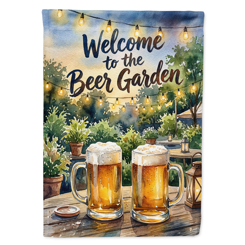 Drapeau de la maison de bière, House Size, Beer Garden