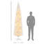 Arbre de Noël 8 pi avec 818 pointes de branches réalistes et support en plastique