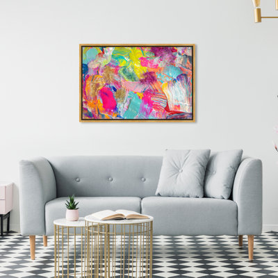 «Abstract Miami Beach Textures», impression sur toile