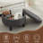 30''  Wide Upholstered Tufted Round Storage Ottoman for Living Room-554661200