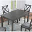 Table de salle à manger en bois rectangulaire, table de cuisine pour petit espace, table de salle à manger pour 4 personnes uniquement-162107891-112110750