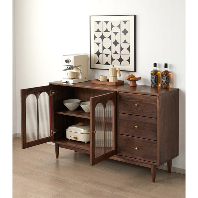 Vitrine de style moderne et minimaliste moderne, H 35,43 po x l 55,12 po x P 15,75 po