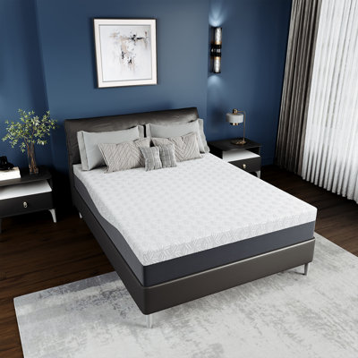 12-Inch Gel Memory Foam Mattress with TENCEL Lyocell Cover – Breathable, Supportive, and Antibacterial Comfort (Full/Queen/King) by Alwyn Home