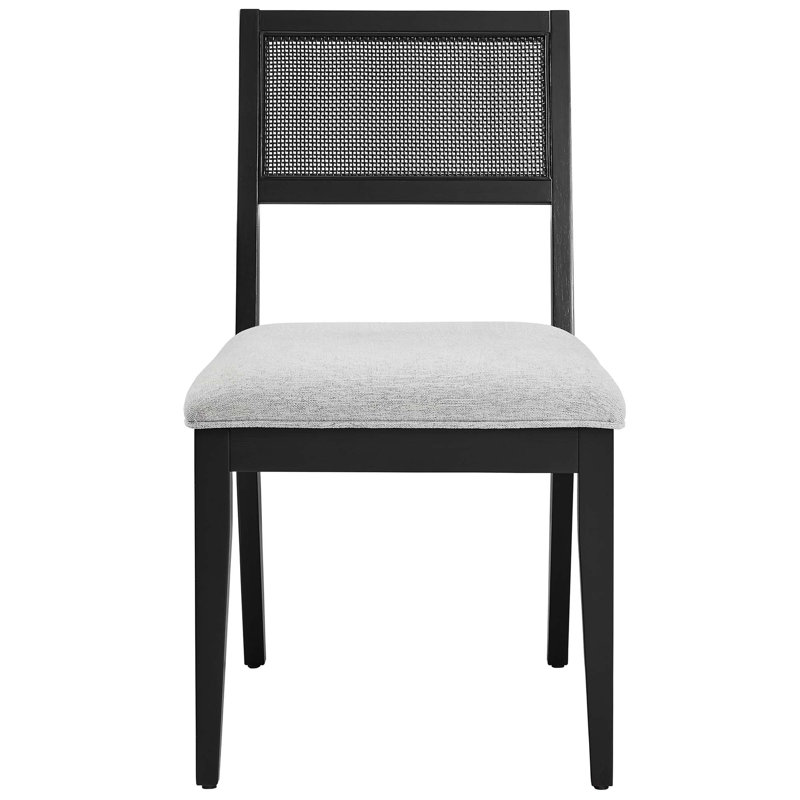 Ensemble de 2 chaises de salle à manger Nimba, Gris clair