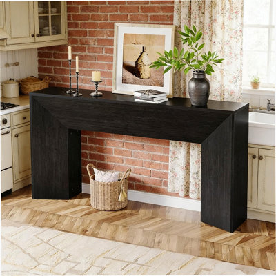Table d'appoint élégante, table de canapé en bois, console de style moderne avec bois E1 durable et design polyvalent pour tous les décors