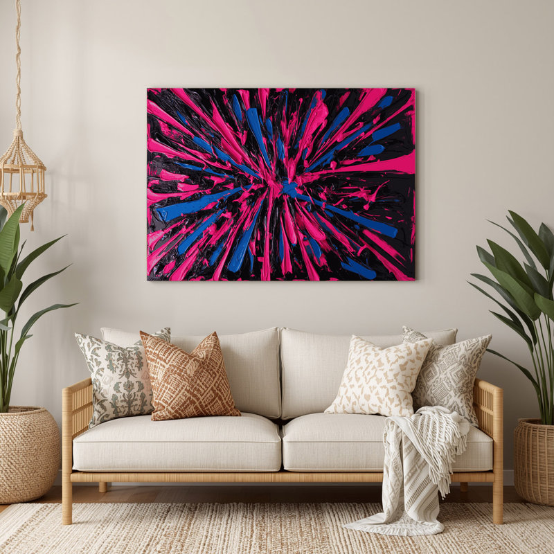 Art mural en métal Neo Expressionism 16, H 240 po x l 360 po x P 0,05 po