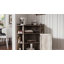 Corner Storage Shelf With USB Ports And Outlets Industrial Organizer-1819786975
