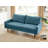 Daisha 70'' Round Arm Sofa-2142082991