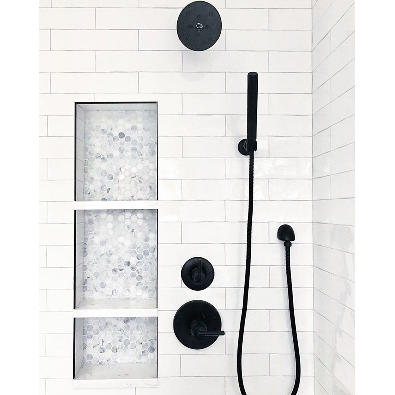 Calacatta Penny Rounds Polished Marble Tile