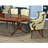 Mahogany Oval Solid Wood Dining Table