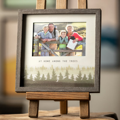 Wood Picture Frame with Mat