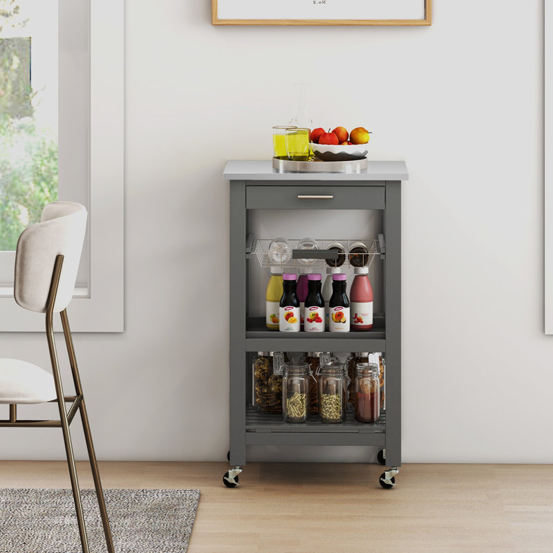 Amat Bar Cart, Grey