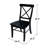 Bellmead Solid Wood Cross Back Side Chair-274613947