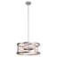 Luminaire suspendu tambour 4 lumières Plascencia-1698226249
