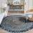 Abhay Hand Woven Cotton/Jute Rug in Ivory/Denim-27683558