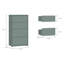 Chadwic Modern 4-drawer chest of drawers, engineered wood, terrakotta, 54.8 cm W x 99.1 cm H x 34.9 cm D-124889400