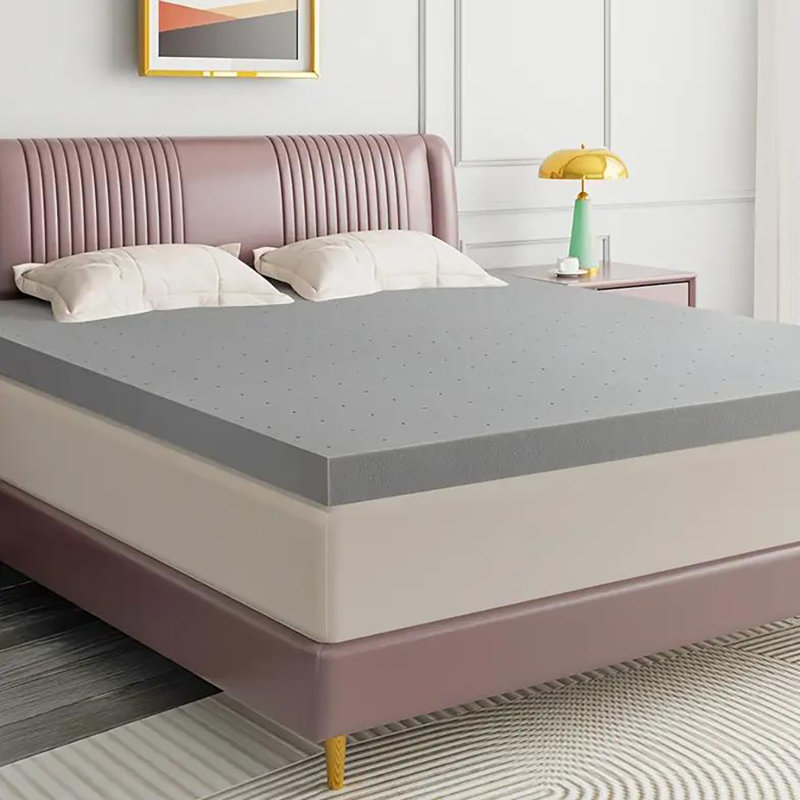 Extra Firm Queen Mattress Topper 2 Inch - High Density Firm Foam Bed Topper, Certipur-US Certified For Back Support & Pressure Relief
