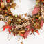 Couronne de porte artificielle 24 po avec récolte de bourgeons d'automne et baies décoratives