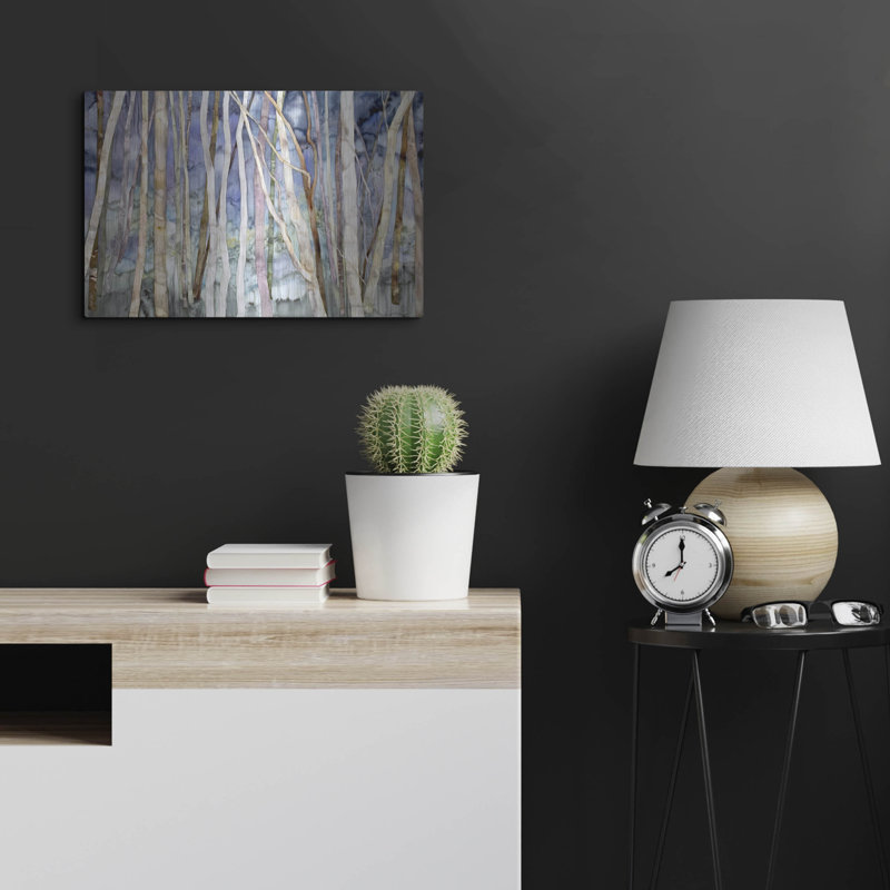 «Mystery Of Trees II» par Sharon Pitts, H 16 po x l 24 po