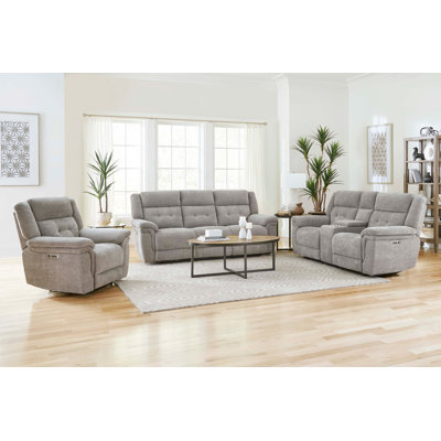 Maryellen Power Reclining Sofa Loveseat And Recliner