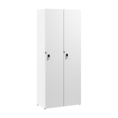Bush Business Furniture Assure Single Tier 2 Door Storage Locker With Keypad Locks