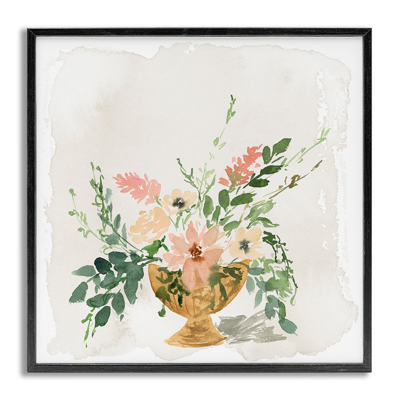 «Sunday's Best Florals», estampe numérique par Lucille Price, Estampe numérique Farmhouse, H 17 po x l 17 po