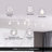 62.2'' 6 -Light Swing Arm Track Track Kit with Dimmable and Adjustable Head-89311754