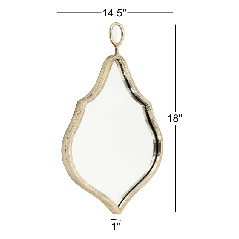 Abeille Arabesque Metal Wall Mirror