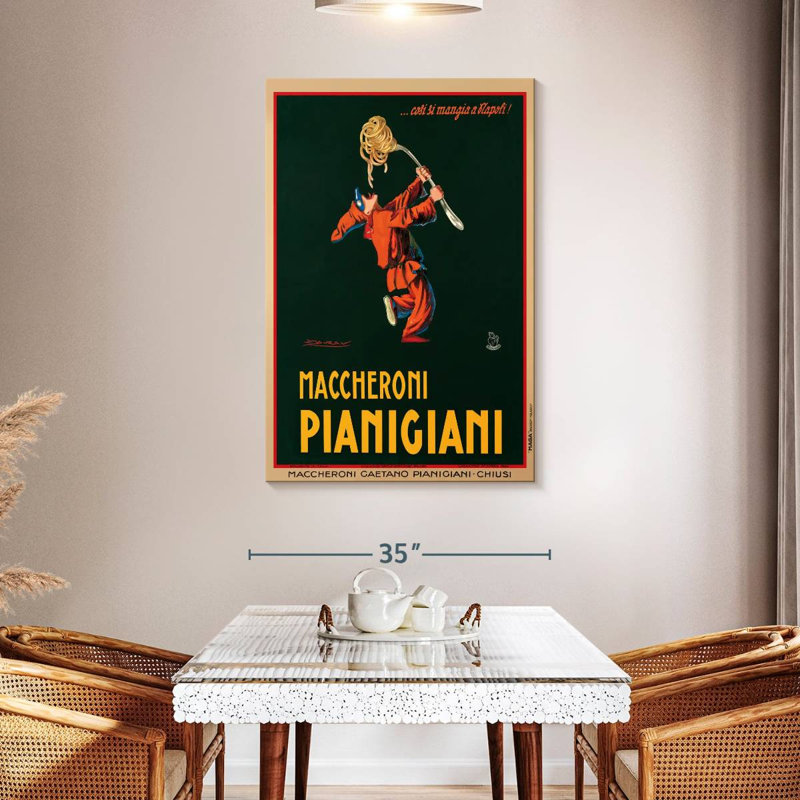 Maccheroni Pianigiani 1922, 48" H x 32" W