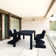 Farrah 4 - Person Patio Dining Set with Extendable Rectangular Table