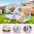 TPU Bubble Balloon House Inflatable Bubble Tent with UL Blower&Pump for Party Total Length 13FT