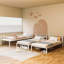Triple lit superposé pour enfants, 3 lits superposés pour 3 personnes, lits superposés en métal, séparé en 3 lits simples, structure à bruit réduit-130170164
