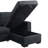 Linen Sleeper Sectional Sofa With Reversible Storage Chaise