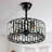 Zhayden 18“ Remote Control 3-Speed Ceiling Fan Light with Timer Function