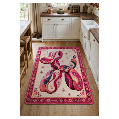 Tapis tissé à la crème Mosso
