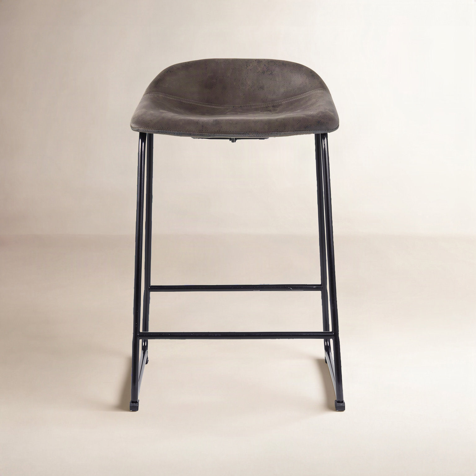 Rome Bar and Counter Stool, Rustic Gray, Bar Stool ( 29" Seat Height )