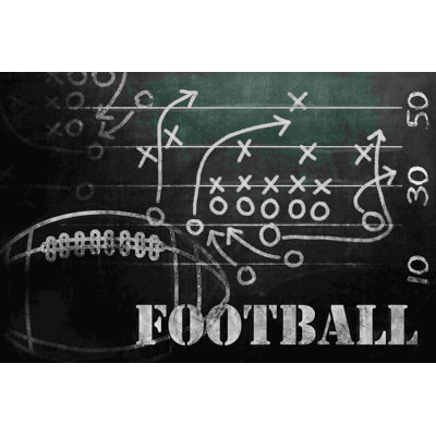 Football Plays - Impression sur toile tendue