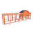 Spacious And Durable 111.5" Wooden Chicken Coop With Nesting Box
