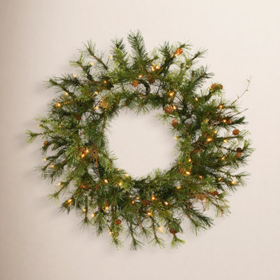 Andover Mills™ Galarza 60" Pre-Lit Wreath
