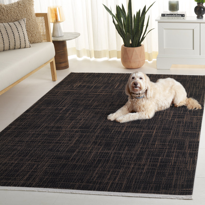 Tapis à motif abstrait Mila 228 Performance, Rectangle 5 pi 3 po x 7 pi 6 po