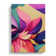 Darrie Floral Block Colour - Wrapped Canvas Print